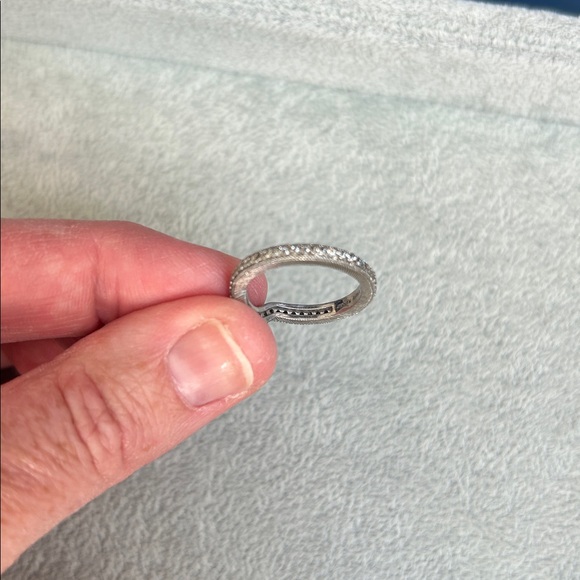 Judith Ripka Silver Wave Ring - Picture 6 of 6